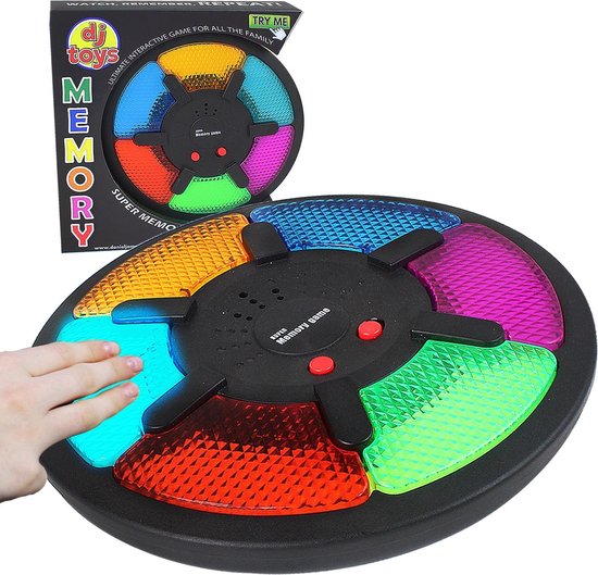 Interactief Geheugenspel voor Kinderen met Licht en Geluid - 15 Moeilijkheidsniveaus, Educatief Speelgoed vanaf 6 Jaar 0