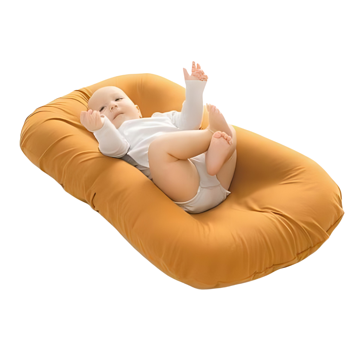 SnuggleNest | Comfortabel en Veilig Baby Lounger - Extra Groot Katoenen Nest Bed