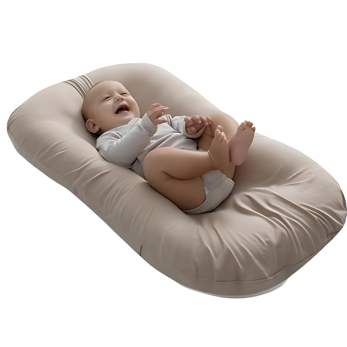 SnuggleNest | Comfortabel en Veilig Baby Lounger - Extra Groot Katoenen Nest Bed