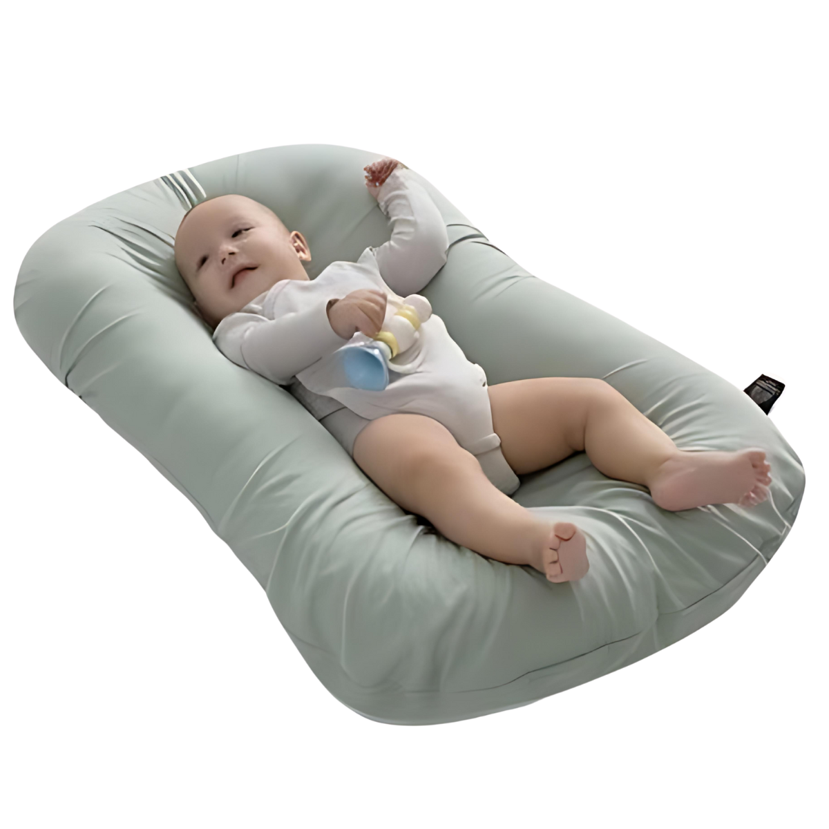 SnuggleNest | Comfortabel en Veilig Baby Lounger - Extra Groot Katoenen Nest Bed