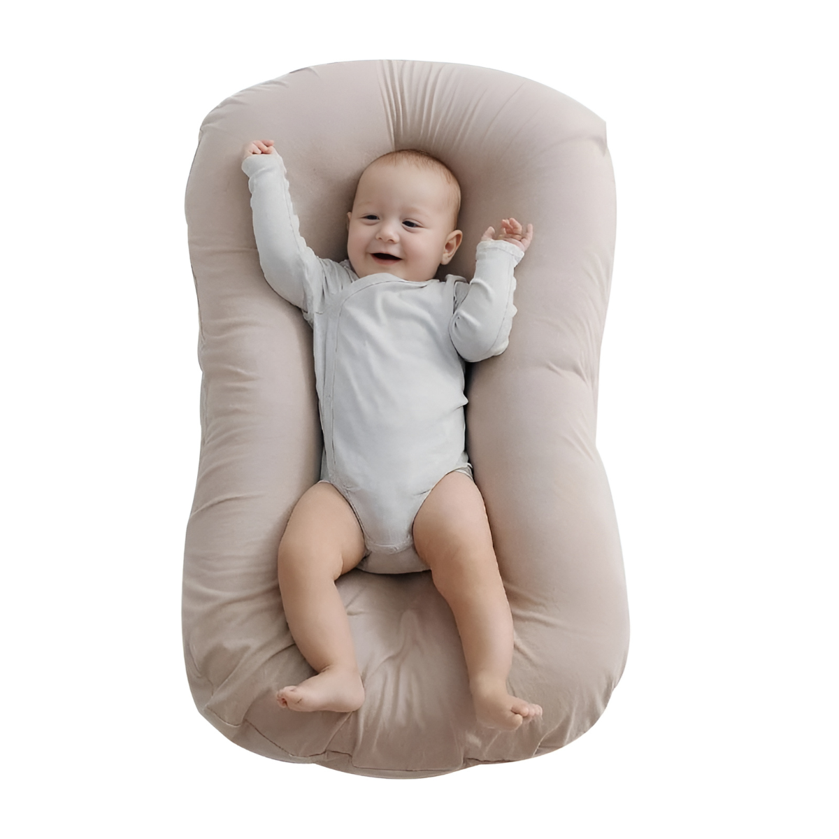 SnuggleNest | Comfortabel en Veilig Baby Lounger - Extra Groot Katoenen Nest Bed