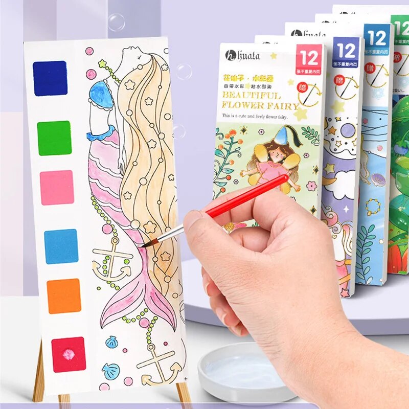 Watercolor Wonder | Ontdek de creatieve wereld van schilderen - Schilderboek voor kinderen