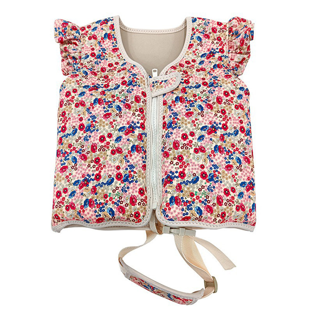 Kinder Zwemvest 15-19 kg met Sterren, Dino's, Zon en Bloemen - Veilig en Comfortabel Neopreen Zwemhulpmiddel 1