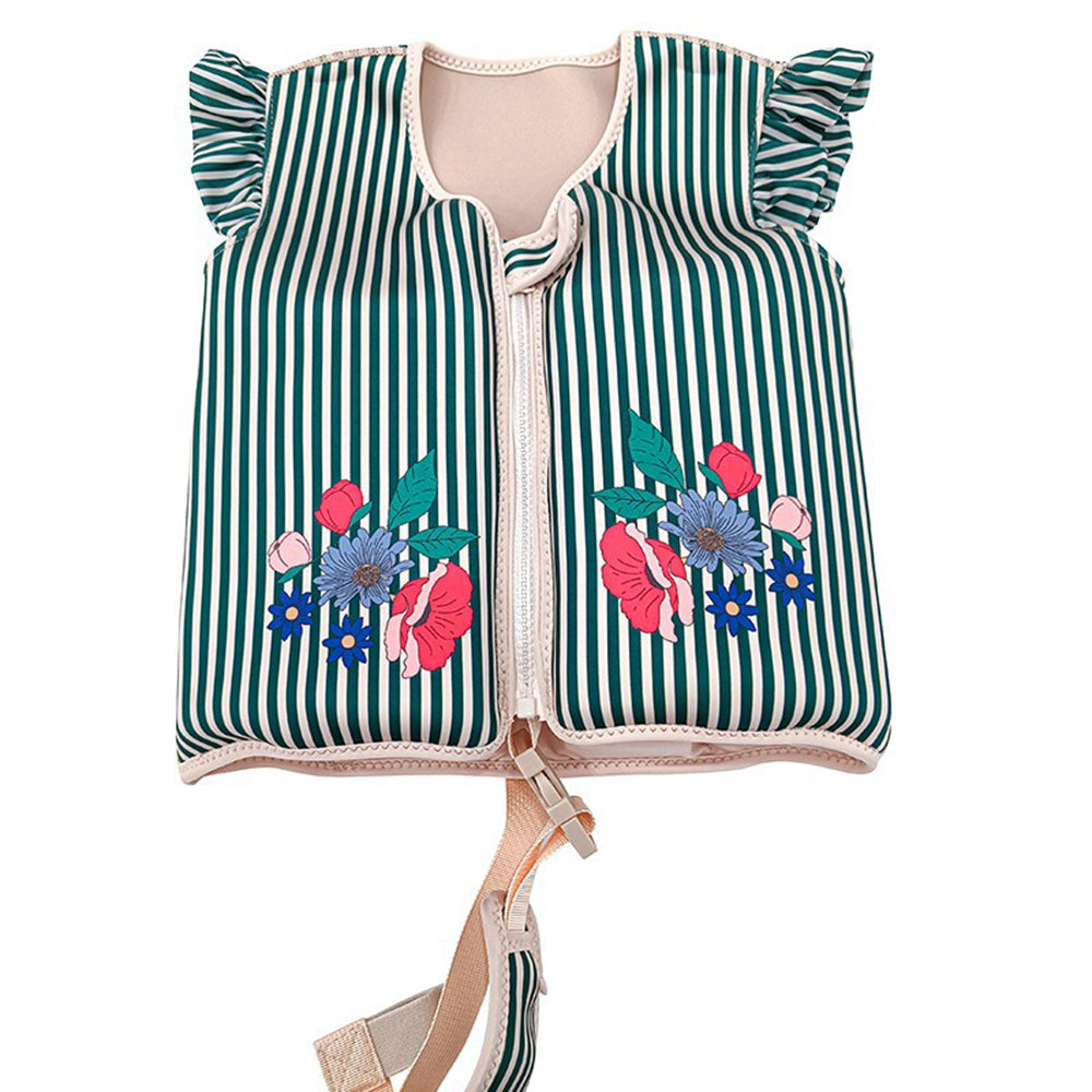 Kinder Zwemvest 15-19 kg met Sterren, Dino's, Zon en Bloemen - Veilig en Comfortabel Neopreen Zwemhulpmiddel 2