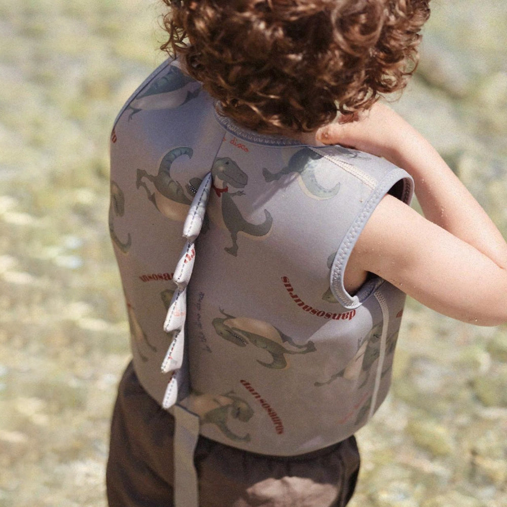 Kinder Zwemvest 15-19 kg met Sterren, Dino's, Zon en Bloemen - Veilig en Comfortabel Neopreen Zwemhulpmiddel 4