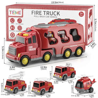 Thumbnail for TurboTruck | Avontuurlijk transport - Multifunctionele speelset met vrachtwagen en vliegtuig