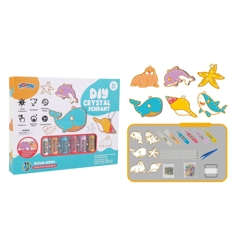 Kristallen Hangeret | 6-in-1 Knutselpakket voor Kinderen 3+ – Creativiteit Ontdekken met Prachtige Kunstwerken 11