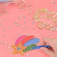 Thumbnail for Kristallen Hangeret | 6-in-1 Knutselpakket voor Kinderen 3+ – Creativiteit Ontdekken met Prachtige Kunstwerken 6