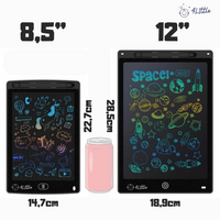 Thumbnail for LCD-schilderbord | 2-in-1 teken- en schrijfhulp 8,5 & 12 inch – Creatieve vrijheid zonder rommel 2