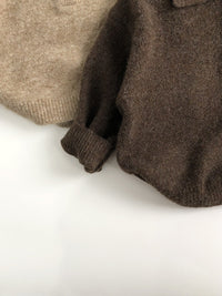 Thumbnail for Lange Katoenen Polo voor Kinderen van 1-7 Jaar – Beige/Bruin, Warm en Ademend, Perfect voor Koude Dagen 5