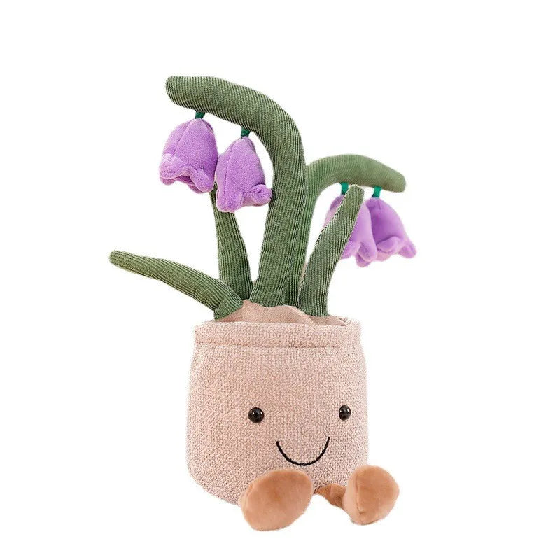 BloomBuddy | Divertimento allegro da coccolare - Morbido tulipano di peluche in colori vivaci