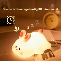 Thumbnail for Nachtlampje | Zacht en Dimbaar - Rabbit Lamp voor Kinderen