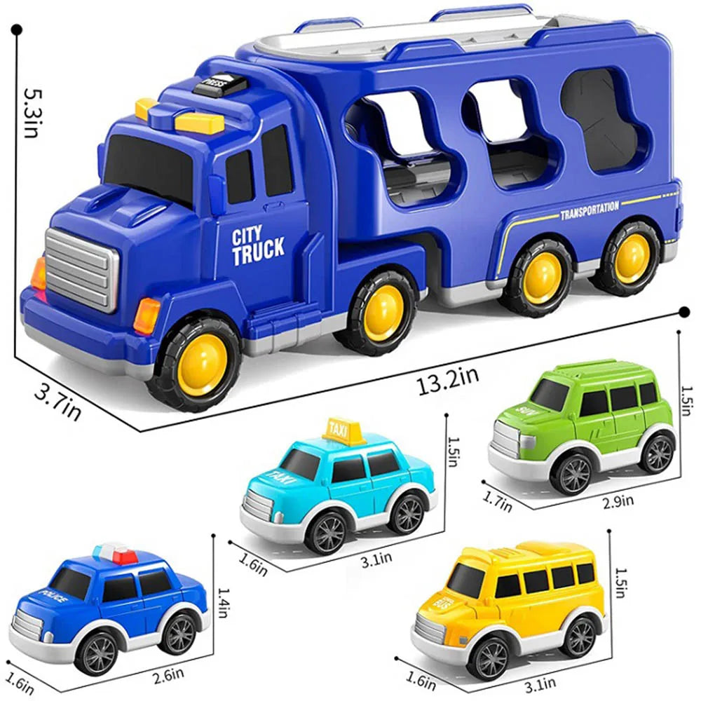 Diecast Vrachtwagen Speelgoed | Educatieve Set - Graafmachine, Bulldozer en Meer