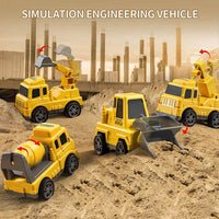 Thumbnail for Diecast Vrachtwagen Speelgoed | Educatieve Set - Graafmachine, Bulldozer en Meer