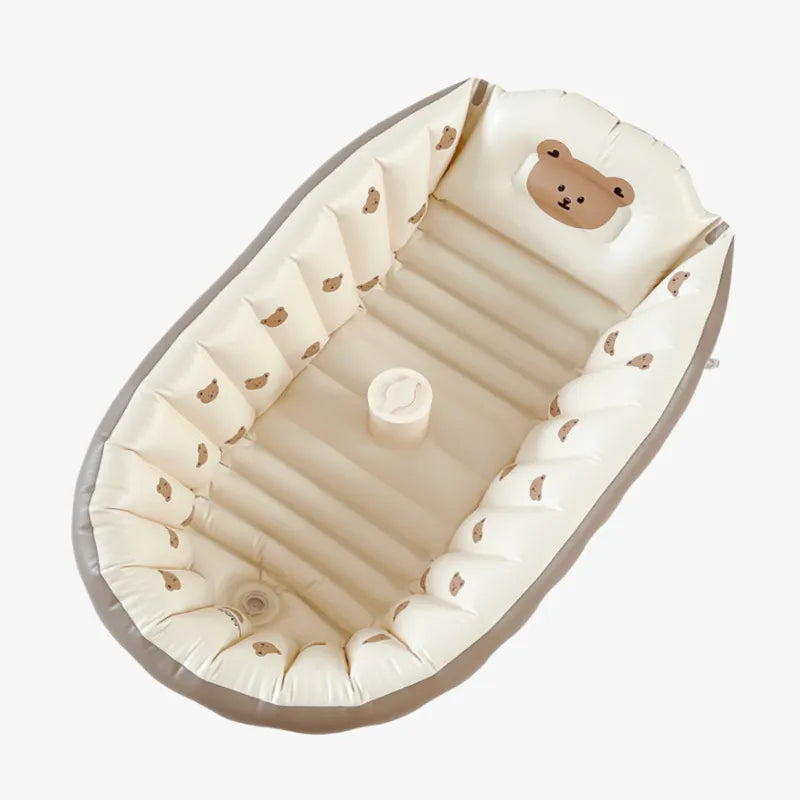 LumoNest Babybadkuip | Opblaasbaar, 0-3 jaar, 82 x 57 x 28 cm – Zorgeloos en comfortabel badplezier overal 5