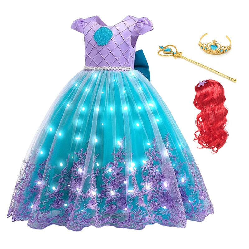MagicWave prinsessenjurk | Zeemeermin thema, maten 100-150 – Magisch verkleedplezier voor elk kind 10