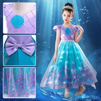 Thumbnail for MagicWave prinsessenjurk | Zeemeermin thema, maten 100-150 – Magisch verkleedplezier voor elk kind 3