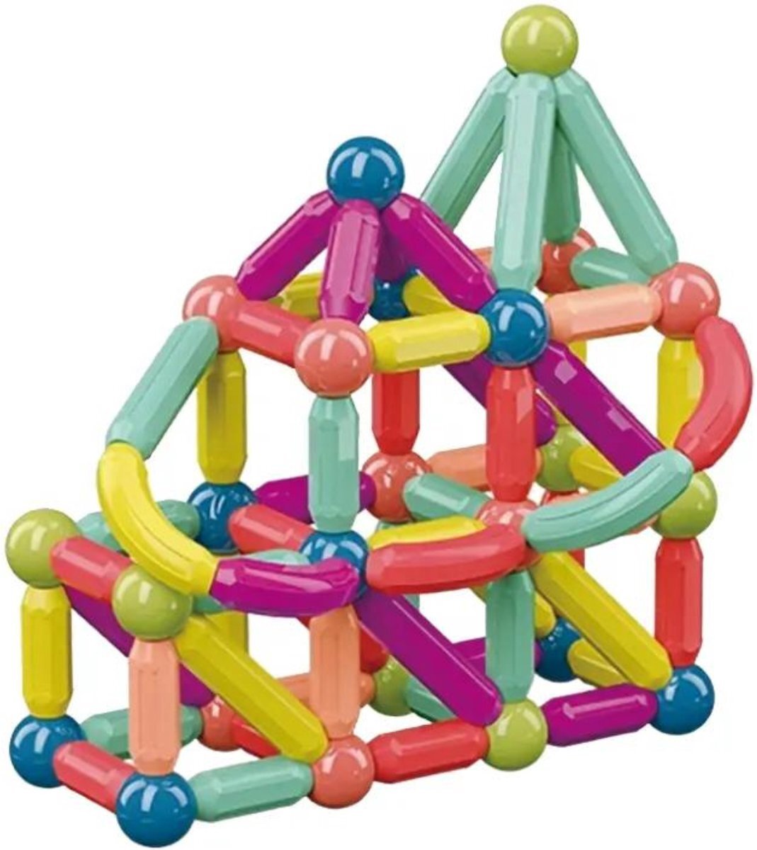 Magnetix Aantrekkelijke Bouwblokken Set | Ontwikkeling & Creativiteit - Voor Baby's en Kinderen