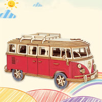 Thumbnail for Max | Houten 3D Puzzel Camper voor Kinderen en Volwassenen, Educatief en Creatief Ontwerp 3