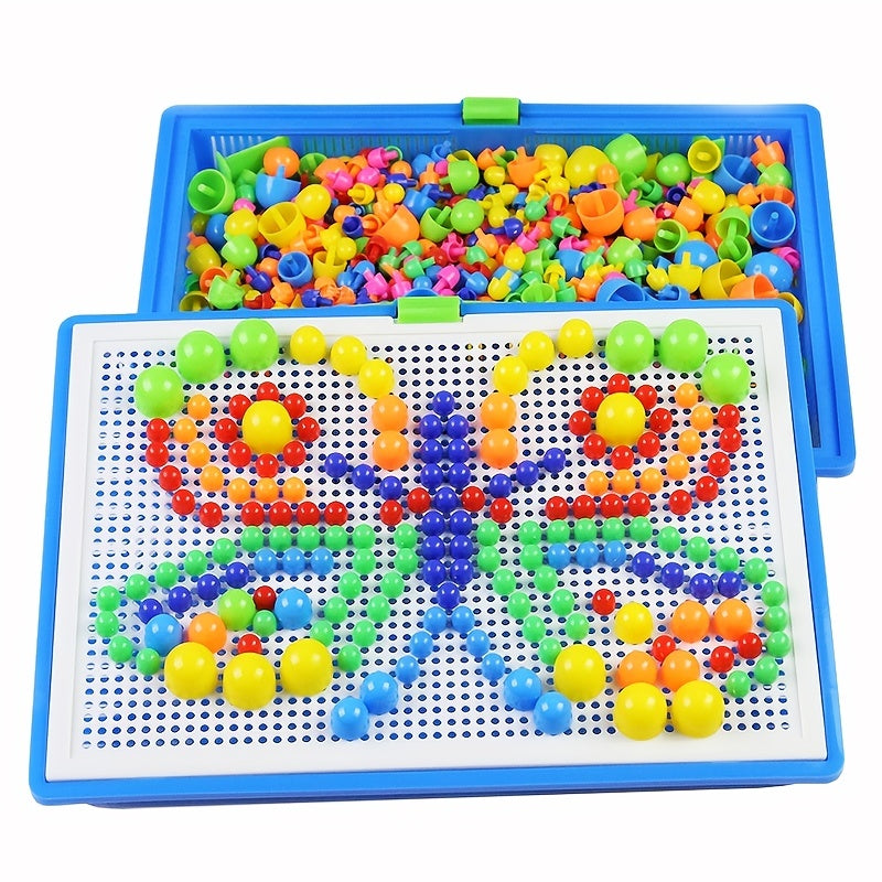 Max | Montessori Bouwblok Puzzelset met 296 Kleurige Stukken voor Kinderen vanaf 3 Jaar 1