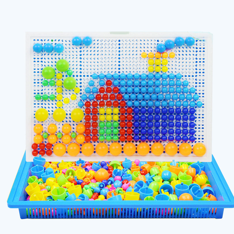 Max | Montessori Bouwblok Puzzelset met 296 Kleurige Stukken voor Kinderen vanaf 3 Jaar 6