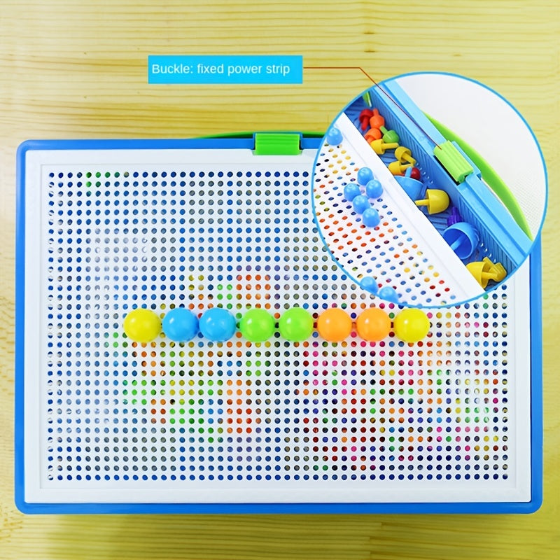 Max | Montessori Bouwblok Puzzelset met 296 Kleurige Stukken voor Kinderen vanaf 3 Jaar 7