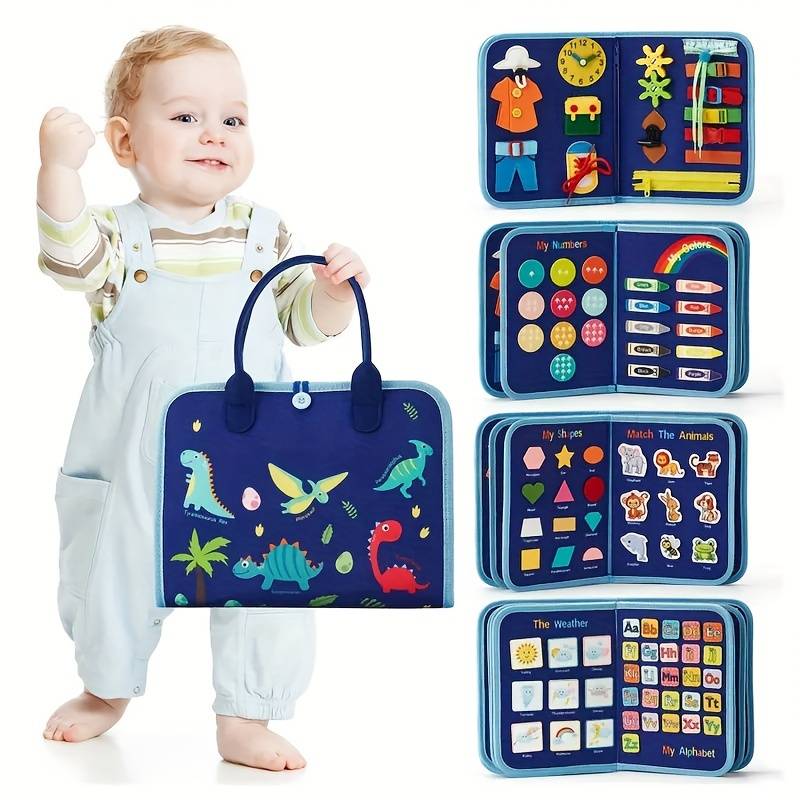 Montessori MagicBook | Interactief boek 2+ met veters en ritsen – Ontwikkel zelfvertrouwen door spelenderwijs leren 5