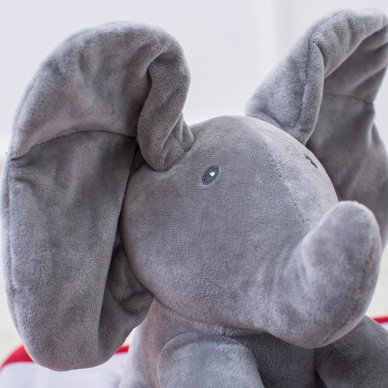 JoyPet | Interactieve Knuffelolifant voor Baby’s - Zacht, Zingend Speelgoed