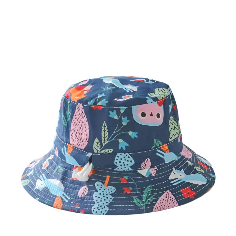 DinoZon Bucket Hat | Bescherming met een glimlach - Zomerse dinosaurushoed voor kinderen