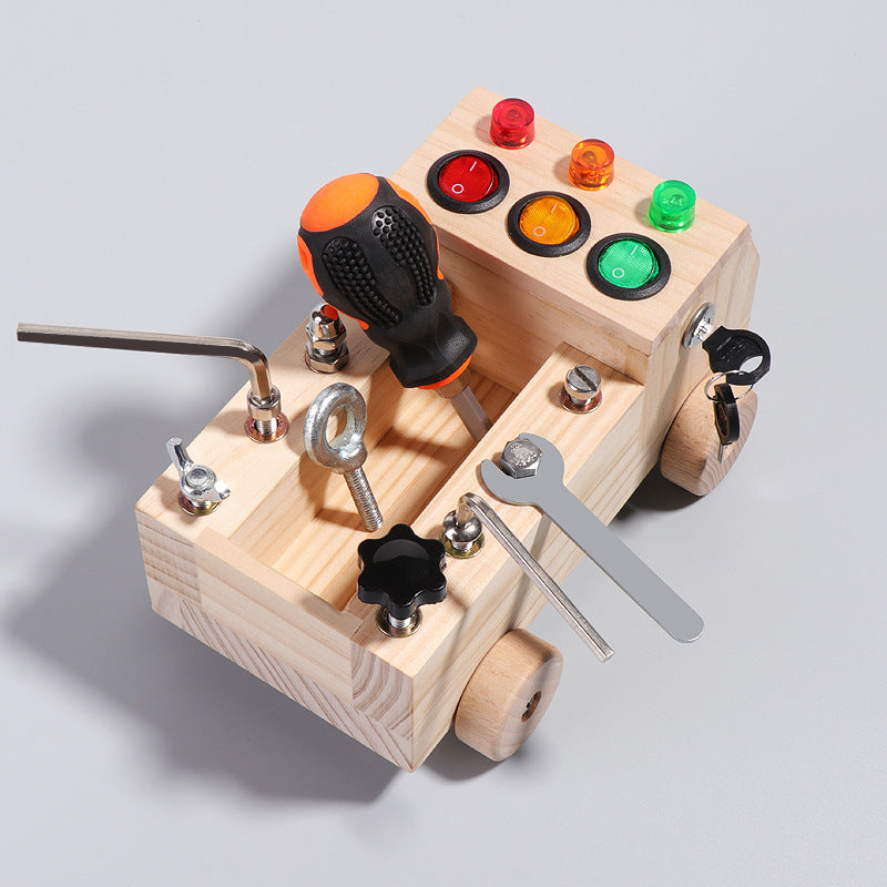 EcoToys Montessori Brandweerwagen | Ontdek de creativiteit - Educatief Speelgoed voor Kinderen