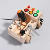 Thumbnail for EcoToys Montessori Brandweerwagen | Ontdek de creativiteit - Educatief Speelgoed voor Kinderen