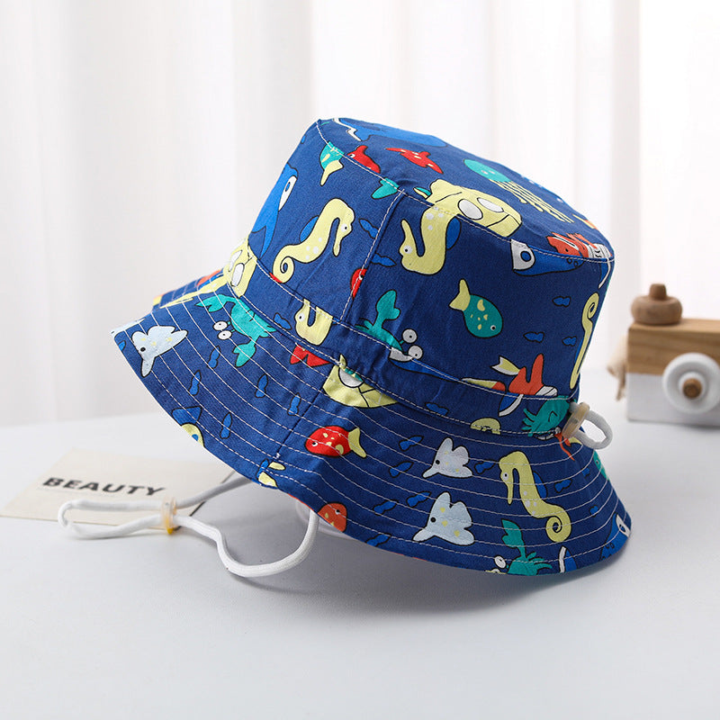 DinoZon Bucket Hat | Bescherming met een glimlach - Zomerse dinosaurushoed voor kinderen