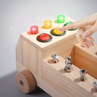 Thumbnail for EcoToys Montessori Brandweerwagen | Ontdek de creativiteit - Educatief Speelgoed voor Kinderen