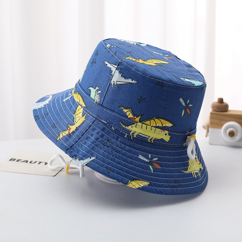 DinoZon Bucket Hat | Bescherming met een glimlach - Zomerse dinosaurushoed voor kinderen