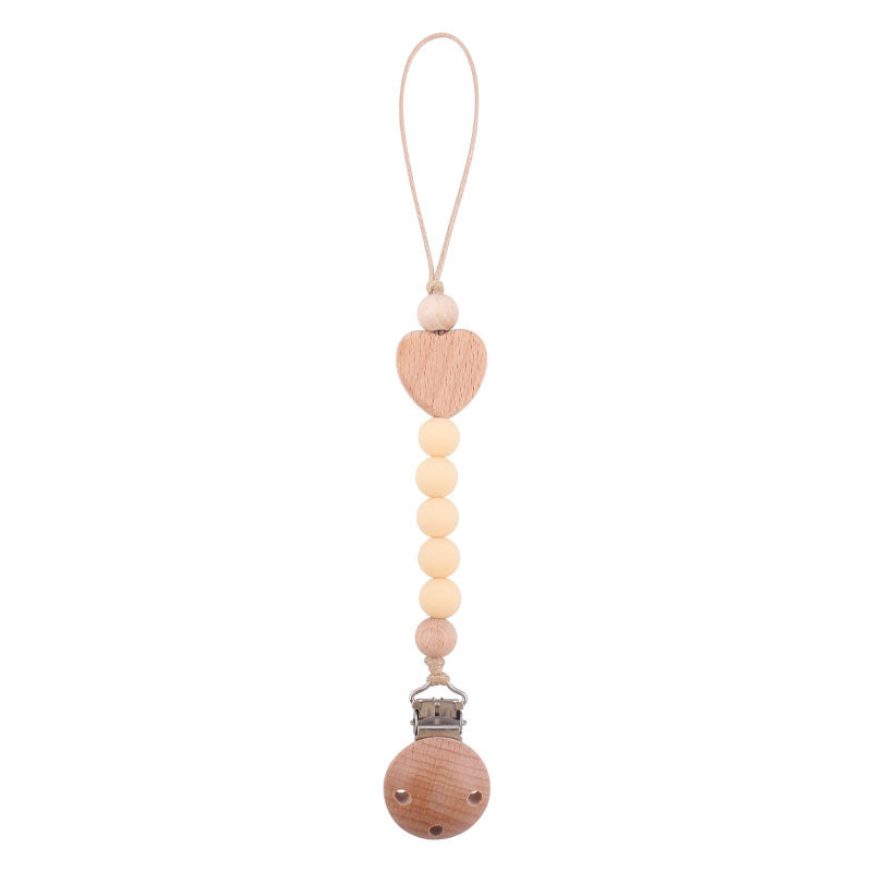 Ecotoys CozyClip™ | Veilig & stijlvol - Houten speenketting voor baby’s