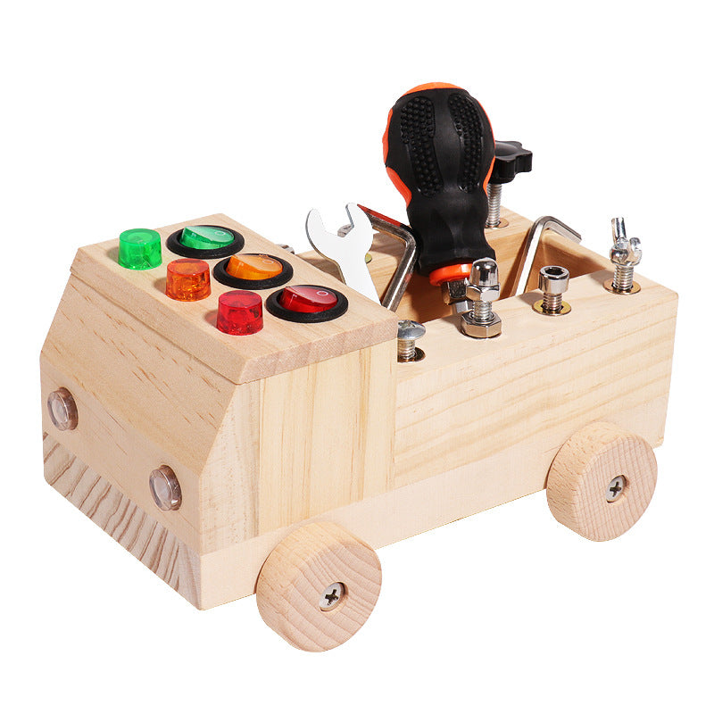 EcoToys Montessori Brandweerwagen | Ontdek de creativiteit - Educatief Speelgoed voor Kinderen