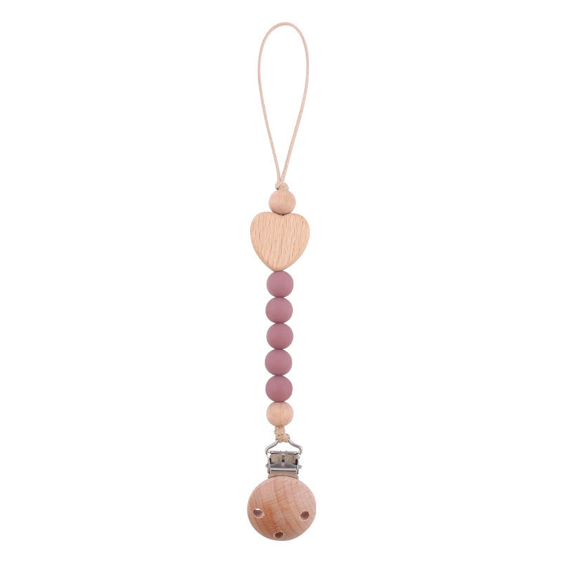 Ecotoys CozyClip™ | Veilig & stijlvol - Houten speenketting voor baby’s