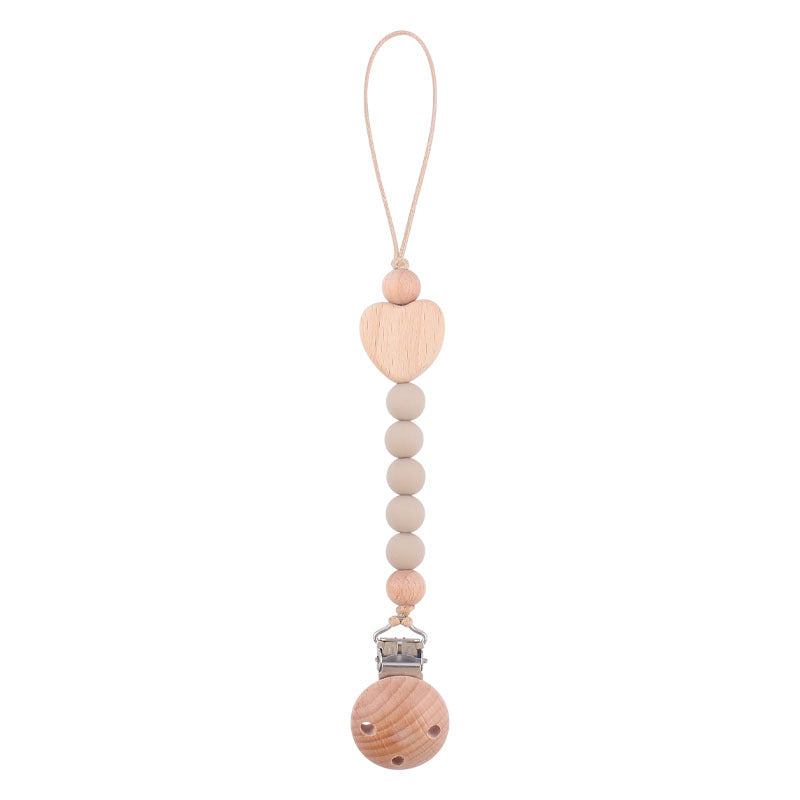 Ecotoys CozyClip™ | Veilig & stijlvol - Houten speenketting voor baby’s