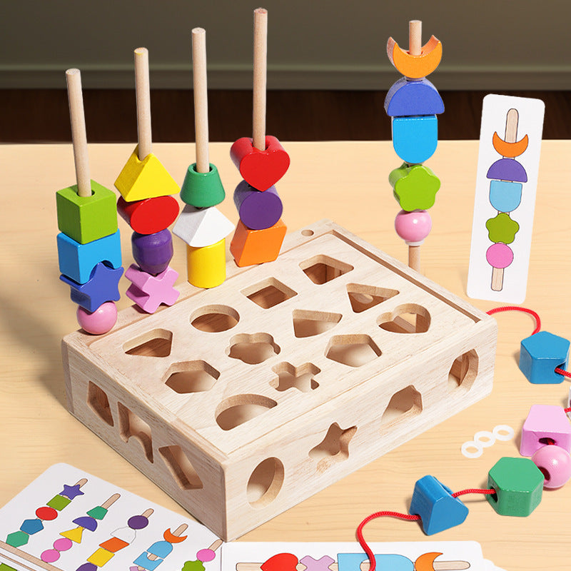 EcoToys Colorful Shape Match | Stimuleer Creativiteit - Ontdek Vormherkenning & Cognitieve Vaardigheden