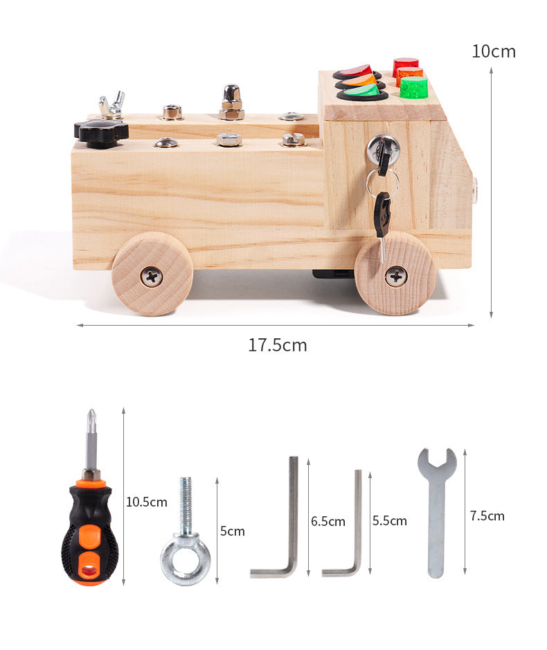 EcoToys Montessori Brandweerwagen | Ontdek de creativiteit - Educatief Speelgoed voor Kinderen