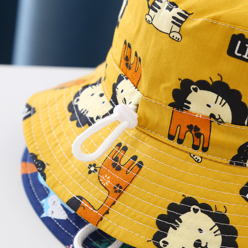 DinoZon Bucket Hat | Bescherming met een glimlach - Zomerse dinosaurushoed voor kinderen