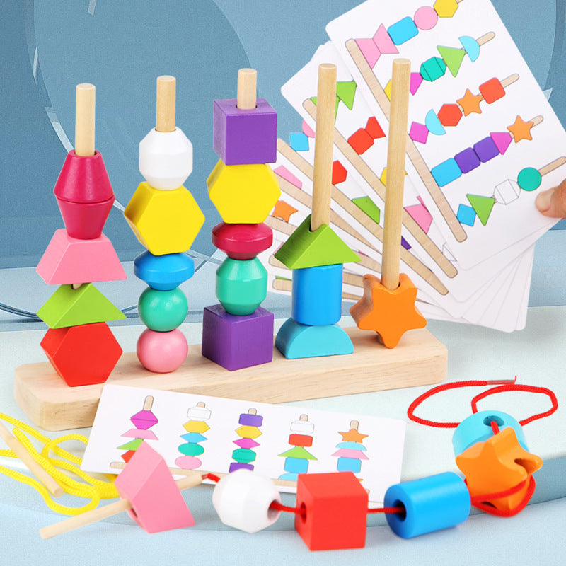 EcoToys Colorful Shape Match | Stimuleer Creativiteit - Ontdek Vormherkenning & Cognitieve Vaardigheden