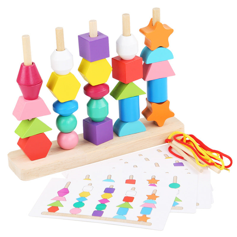 EcoToys Colorful Shape Match | Stimuleer Creativiteit - Ontdek Vormherkenning & Cognitieve Vaardigheden