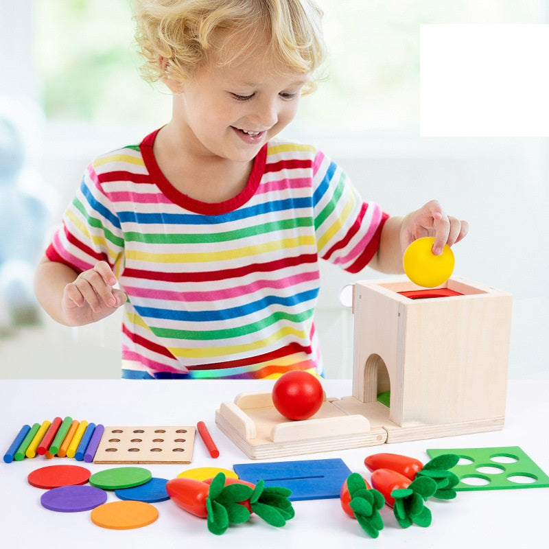 EcoToys Geometrix Toren | Stimuleer de creativiteit - Montessori speeldgoed