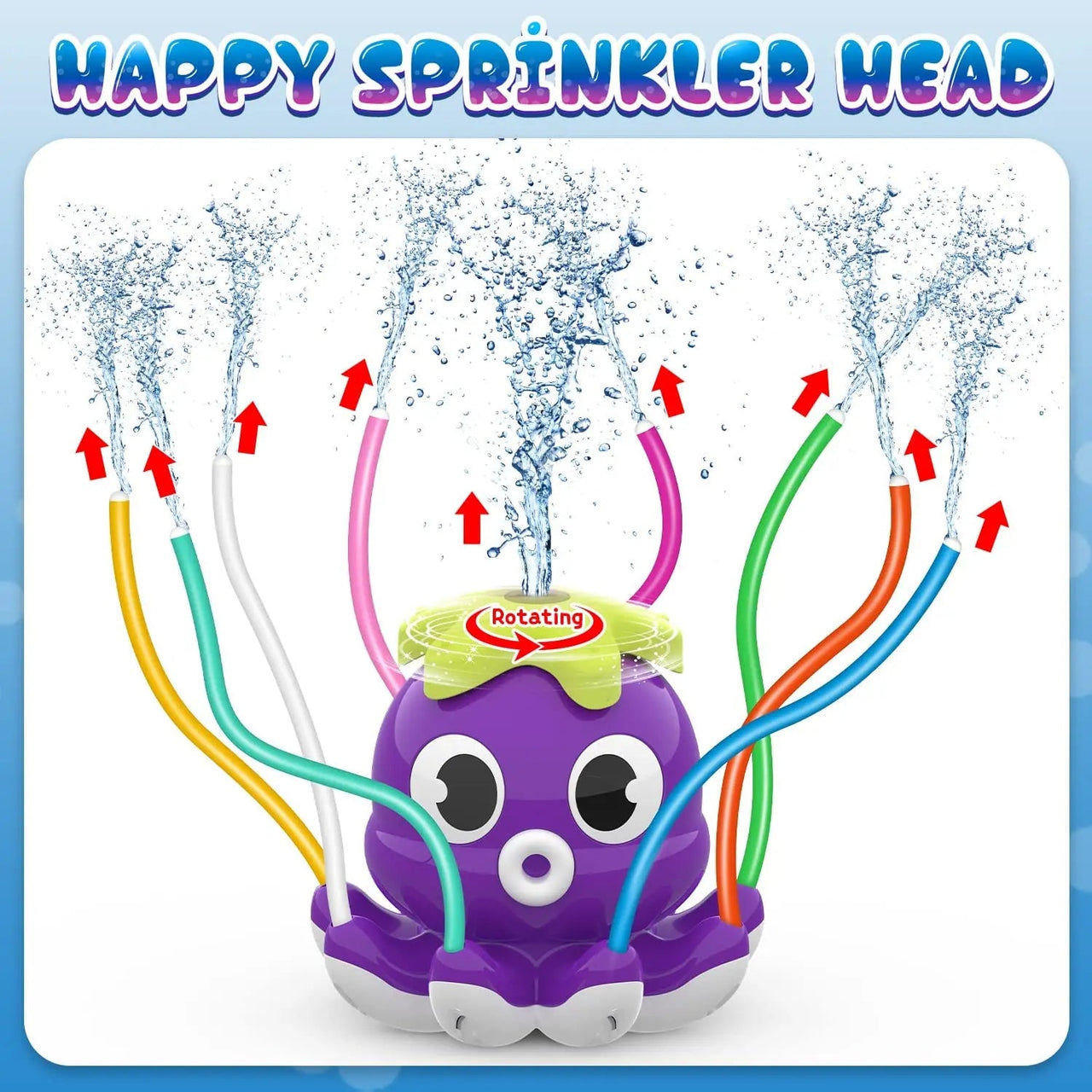 Octopus Watersproeier voor Kinderen – Speelse Tuinverfrissing, Eenvoudige Installatie, Veilig Plastic, Compact Formaat 3