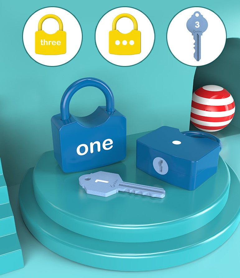 Learn & Play Locks | Stimuleer fijne motoriek - Creatief slotenspel voor peuters