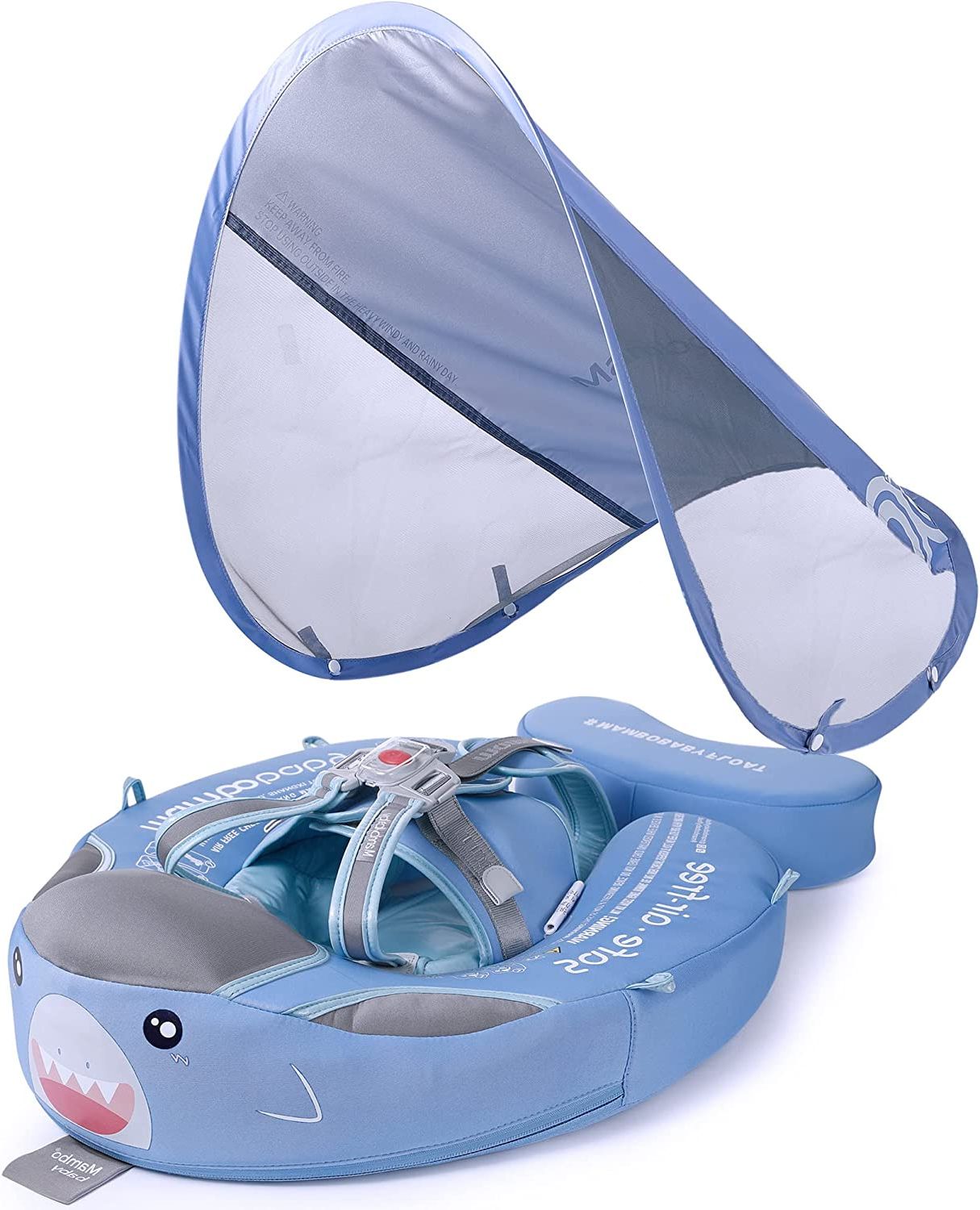 AquaBuddy | Zwemring met Zonnescherm - Veilig Zwemmen en Spelen
