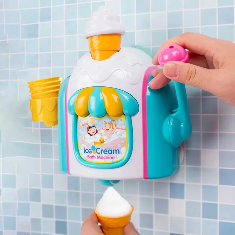 BubbleCream | Magische Bubbles - Automatische Eiscreme Bellenblaasmachine für Kinder