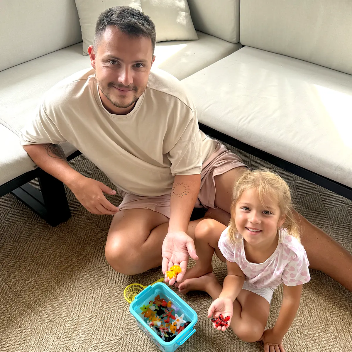 AquaCreatures | Prikkel de verbeelding - DIY zeedieren sensory kit voor eindeloos speelplezier!