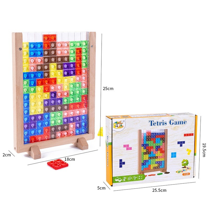 EcoToys BuildSmart Puzzel | Creatief Bouwspel - 3D Tangram Bouwblokken